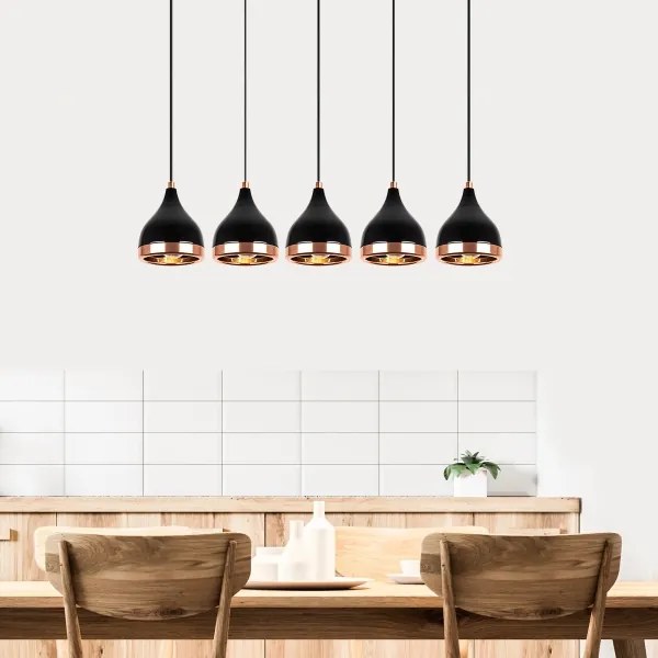 Lustră pe cablu YILDO 5xE27/40W/230V