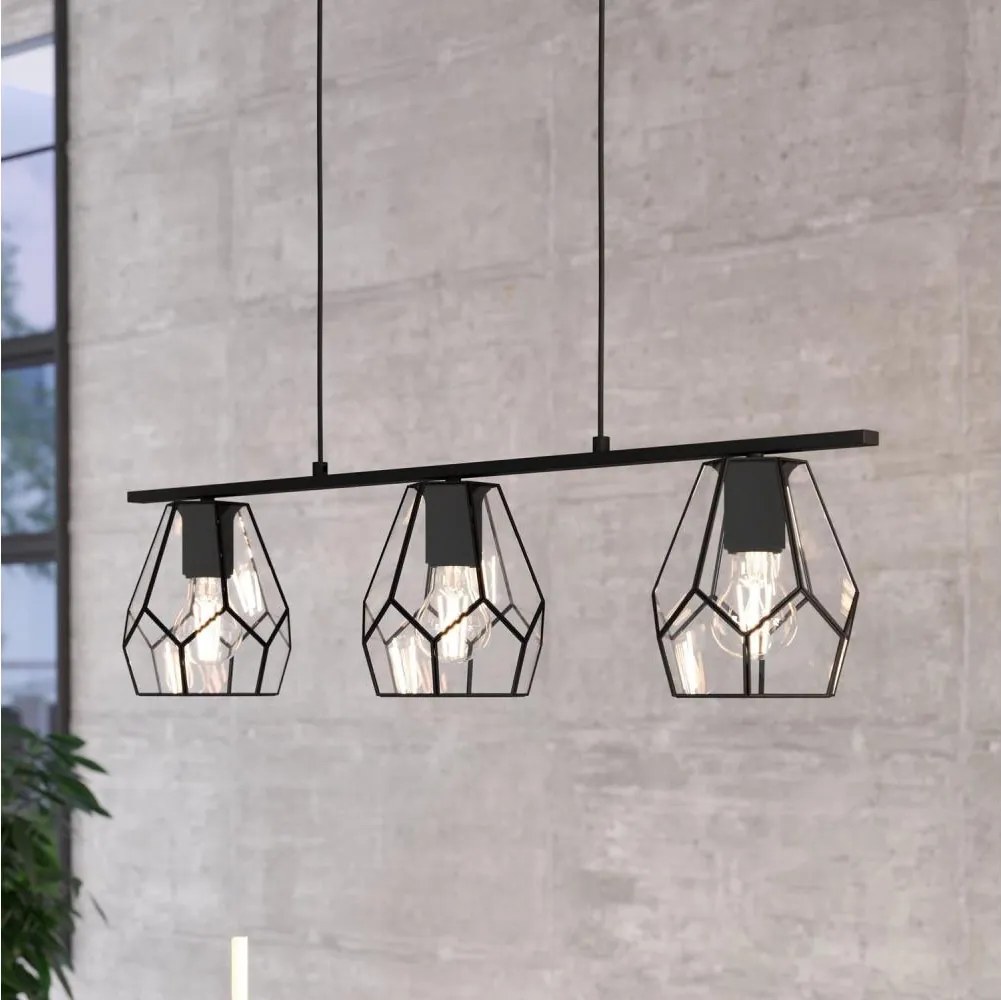 Lustră LED suspendată pe cablu MARDYKE 3xE27/40W/230V - Eglo 43644