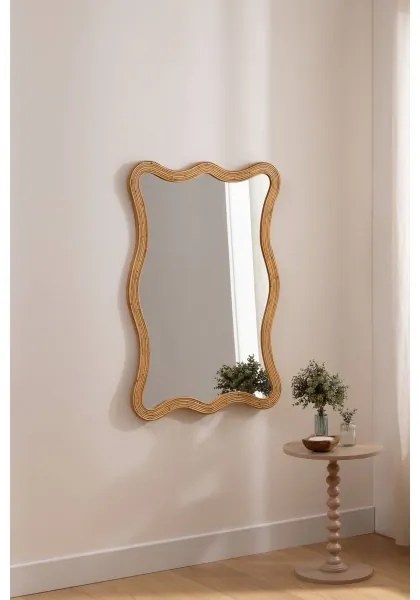 Atmosphera - Oglindă de perete MAGGIE 100x70 cm ratan