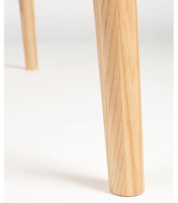 Masă de dining rotundă extensibilă cu blat cu aspect de lemn de stejar cu blat suplimentar ø 120 cm Twist – Zuiver