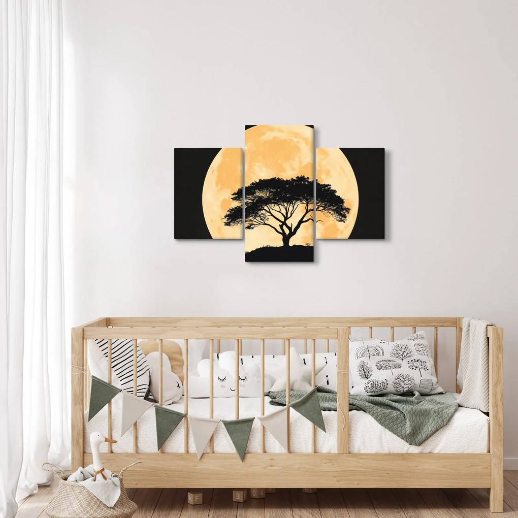 Tablou – Arbore în lună plină aurie II. (90x60 cm)