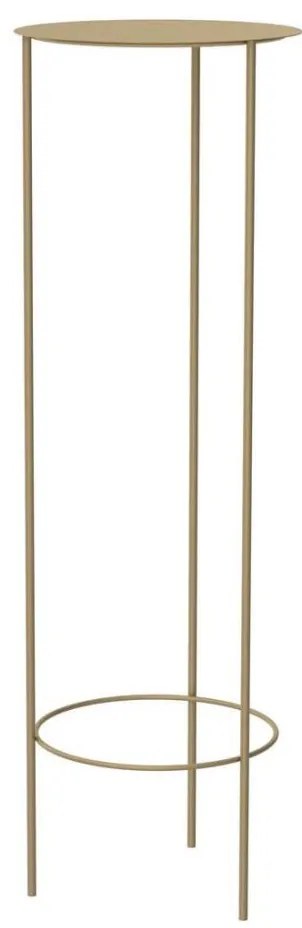 Suport de flori 100x32 cm auriu