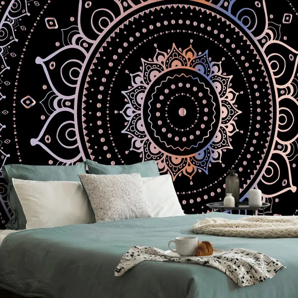 Tapet Mandala colorată