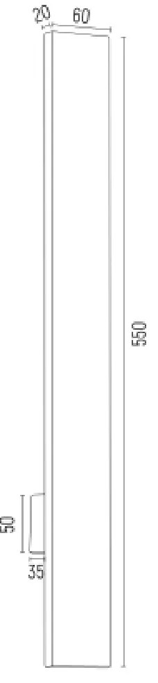 Aplica de perete LED design decorativ FREEMONT H-55cm