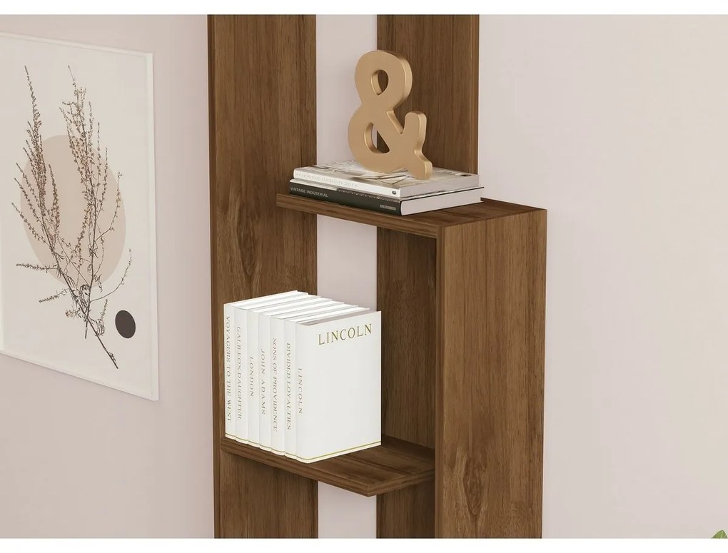 Bibliotecă Wand Walnut