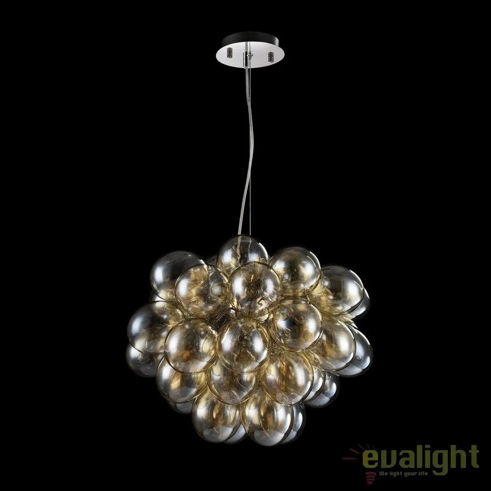 Lustra design deosebit diam. 60cm Balbo chihlimbar MYMOD112-08-G