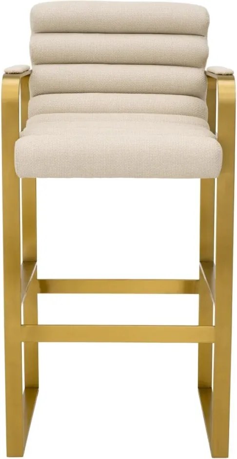 Scaun de bar elegant design LUX Olsen, scalea sand