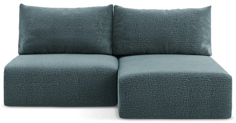 Colțar turcoaz extensibil/cu spațiu de depozitare (cu colț pe partea dreaptă) Kalena – Makamii