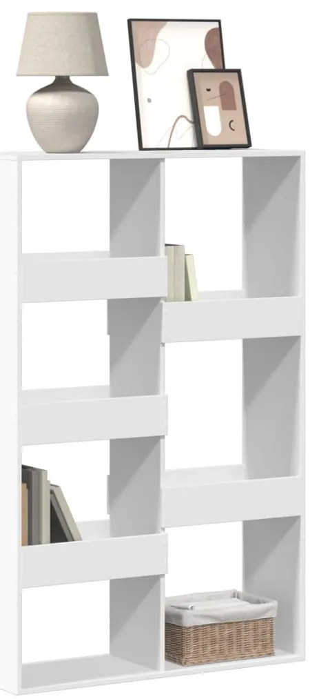 vidaXL Bibliotecă, alb, 100x33x155,5 cm, lemn prelucrat