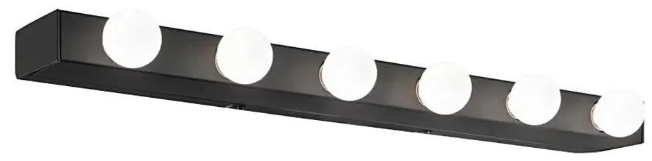 Aplică Ideal Lux PRIVE 6xE14/40W/230V negru