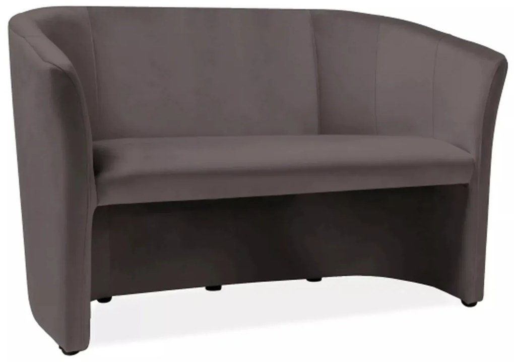 Canapea TM-2 velvet gri/wenge Blu14