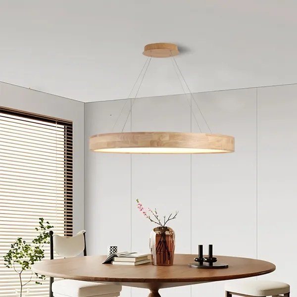 Brilagi - Lustră suspendată pe cablu FALCON WOOD LED/60W/230V 3000/4000/6000K 80 cm din lemn