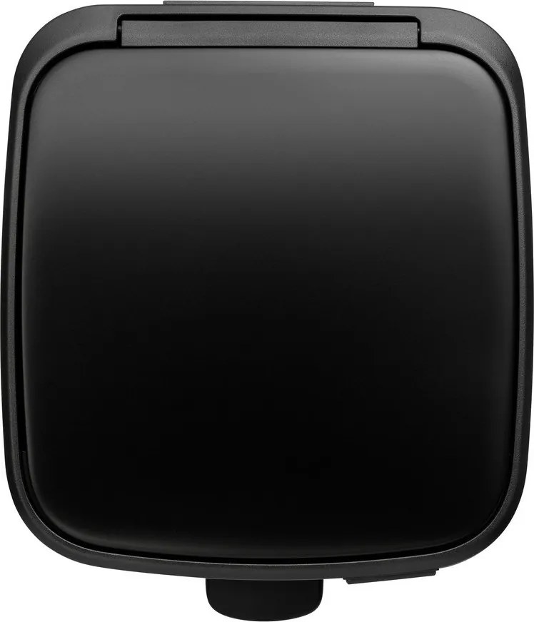 Coș de gunoi negru mat cu pedală din oțel 30 l Bo – Brabantia