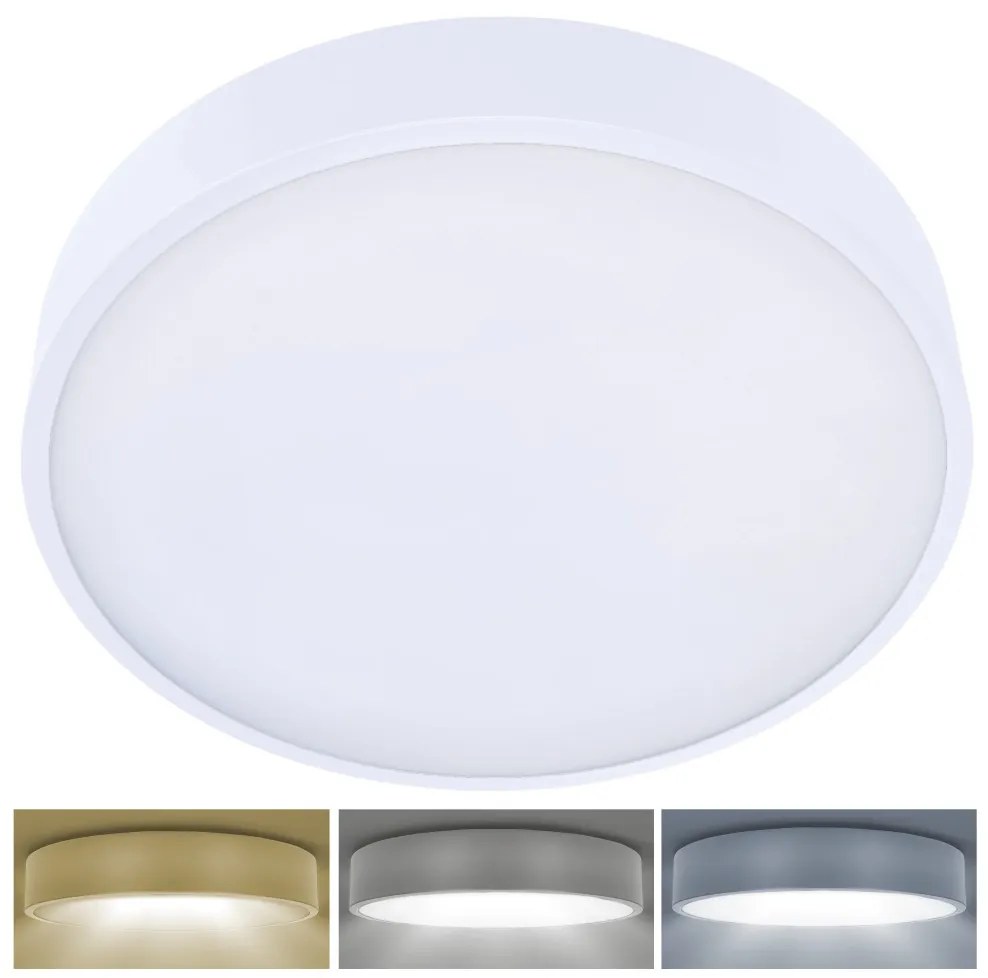 Plafonieră LED dimabilă Brilagi POOL SMART LED/48W/230V 3000-6000K 40 cm alb + telecomandă