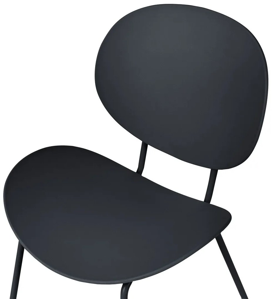 Set 2 buc scaune de sufragerie Sarrah (negru) . 1075889