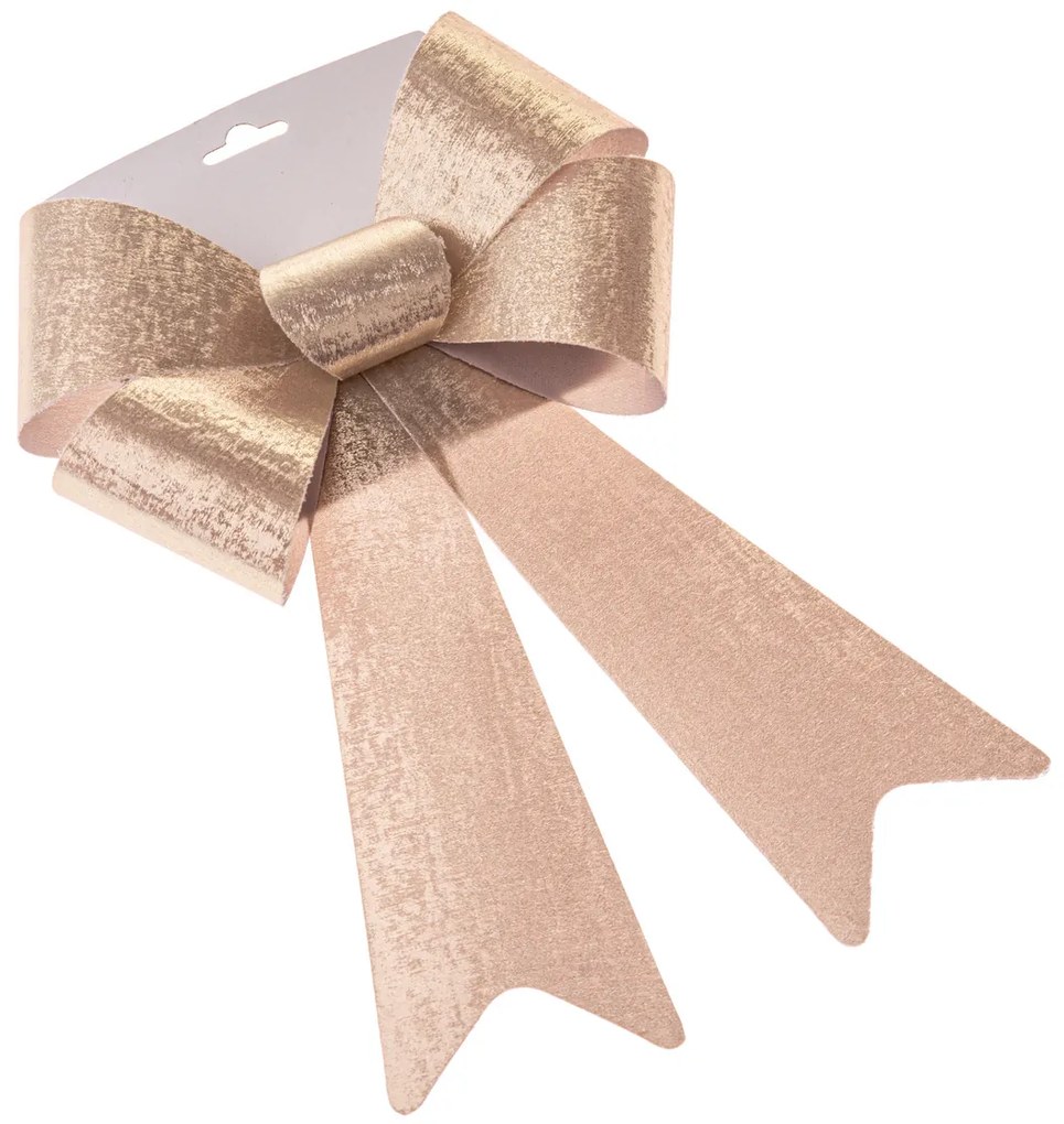 Fundă de Crăciun 23 x 38 cm, champagne, 23 cm