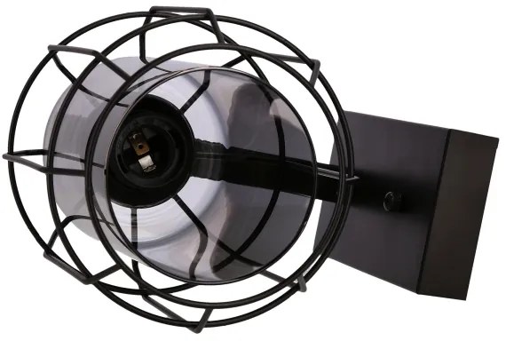 Lampă de perete JONERA 1xE27/40W/230V negru