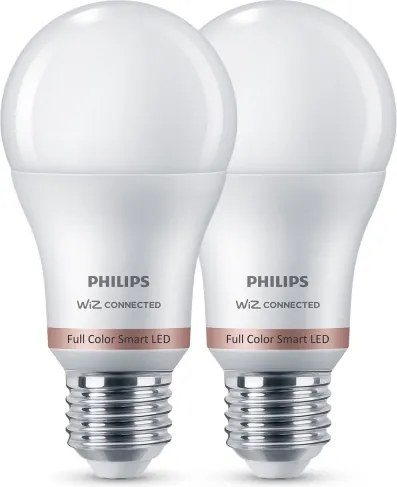 Set de 2 becuri LED RGB reglabile Philips SMART A60 E27/8,5W/230V 2200-6500K + telecomandă inclusă