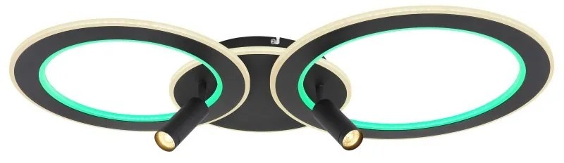 Plafoniera moderna LED RGB si telecomanda MARIAN
