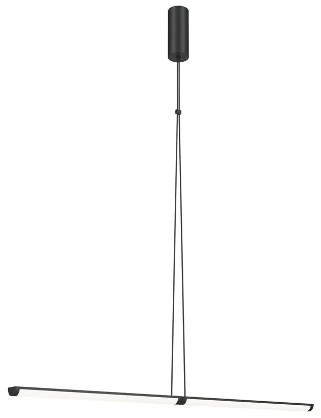 Lustra LED design modern Supersymmetry negru