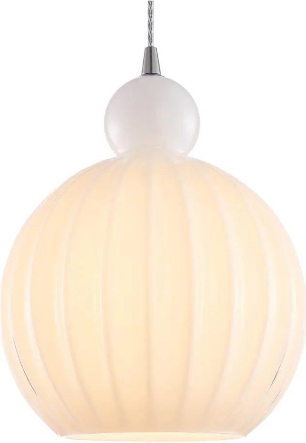Halo Design 737321 - Lustră suspendată BALL BALL, 1xE27/40W/230V, Ø 32 cm, alb