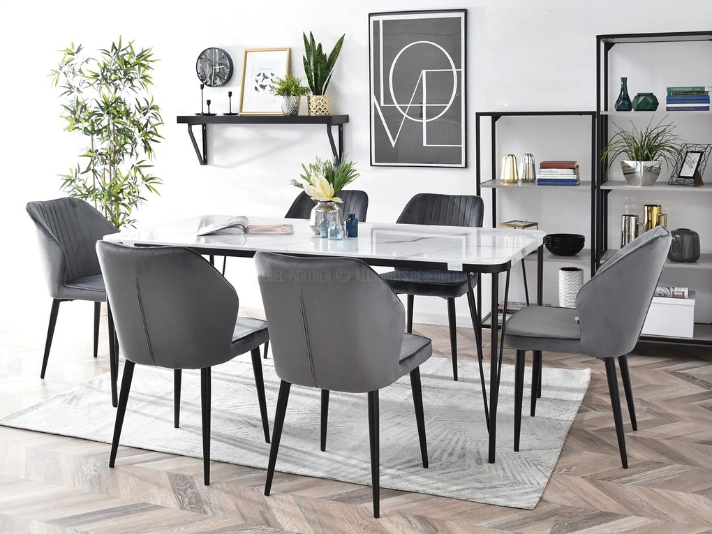 Scaun Greta K (gri + negru). 1111064