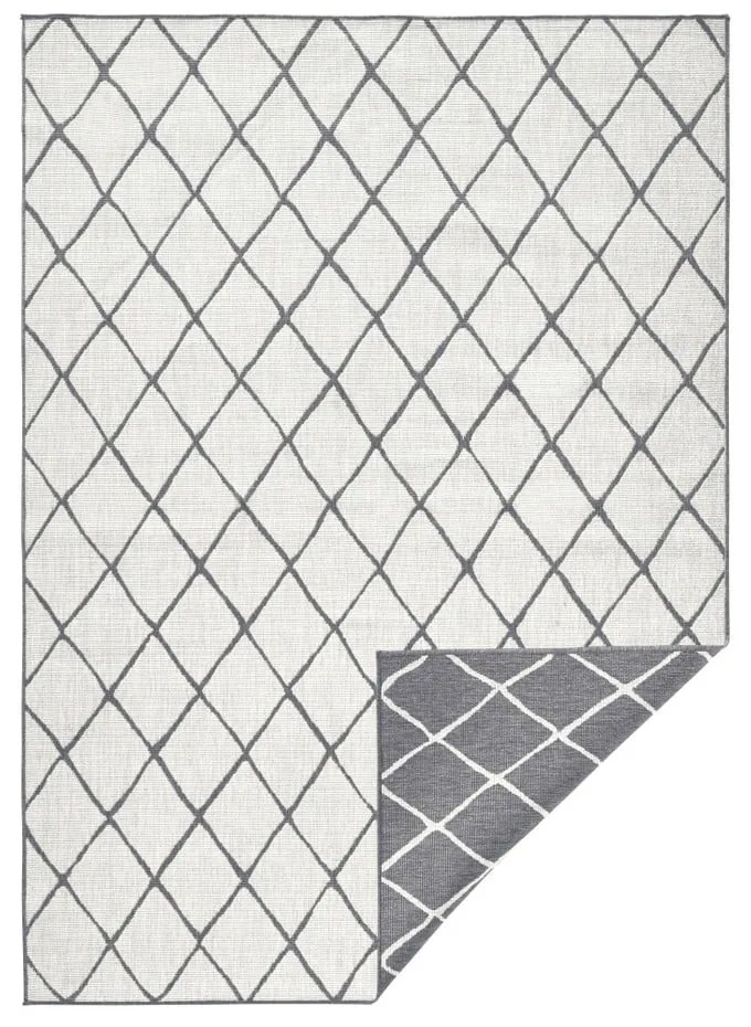Covor adecvat pentru exterior NORTHRUGS Malaga, 200 x 290 cm, gri - crem