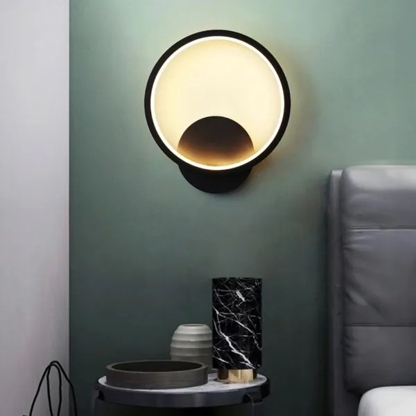 Aplica de perete LED 14W/230V, neagră