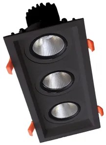 Spot incastrat LED 3X30W 3000K 92DL82F9030/BL ELMARK