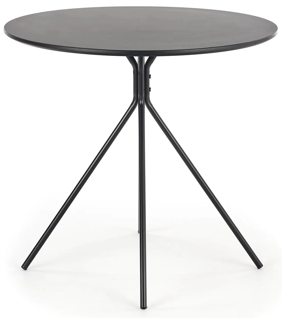 OFERTA Masa de dining neagra PHANTOM 80x80 clasa II