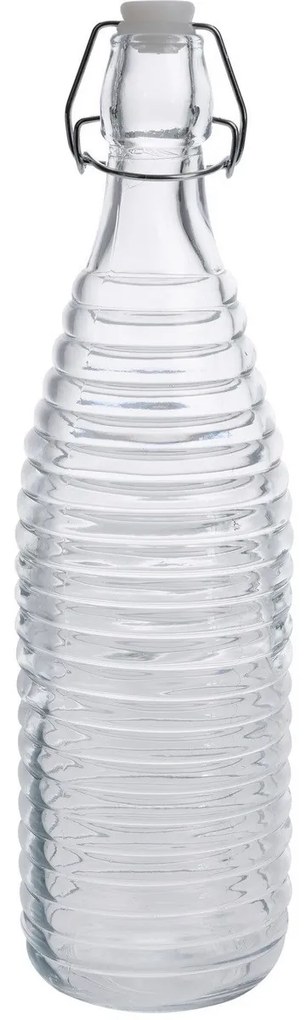 Sticlă cu capac cu clemă Stripes 1 l