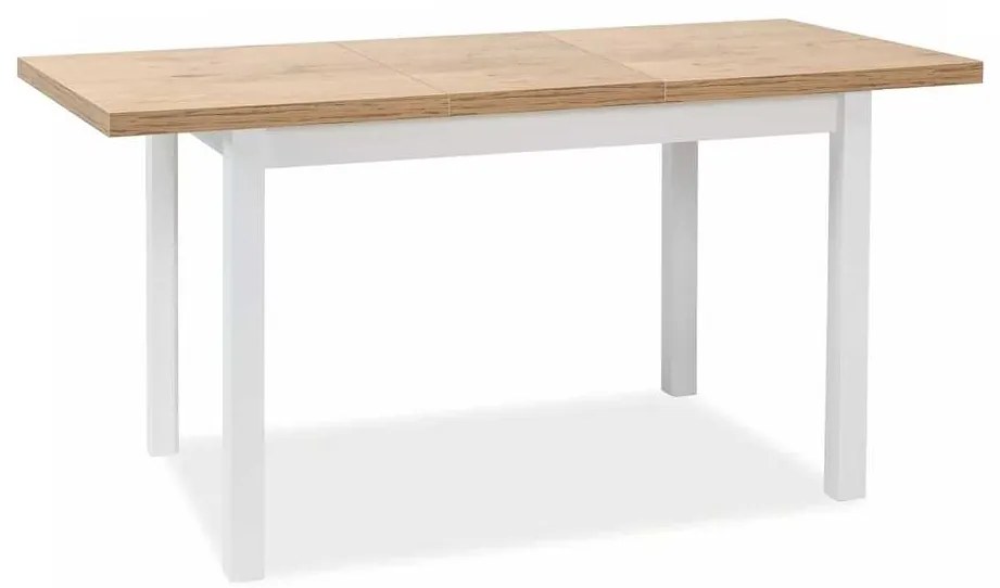 Masă de bucătărie Adam II 90 x 65 cm, stejar lancelot / alb