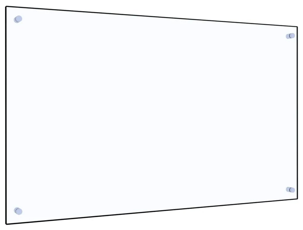 vidaXL Panou antistropi bucătărie transparent 100x60cm sticlă securiz.