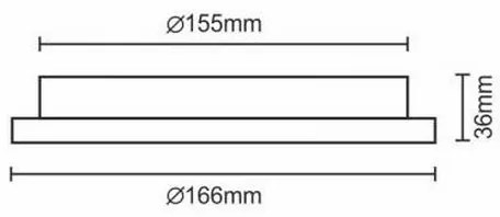 LED Lampa incastrata LED/12W/85V-265V