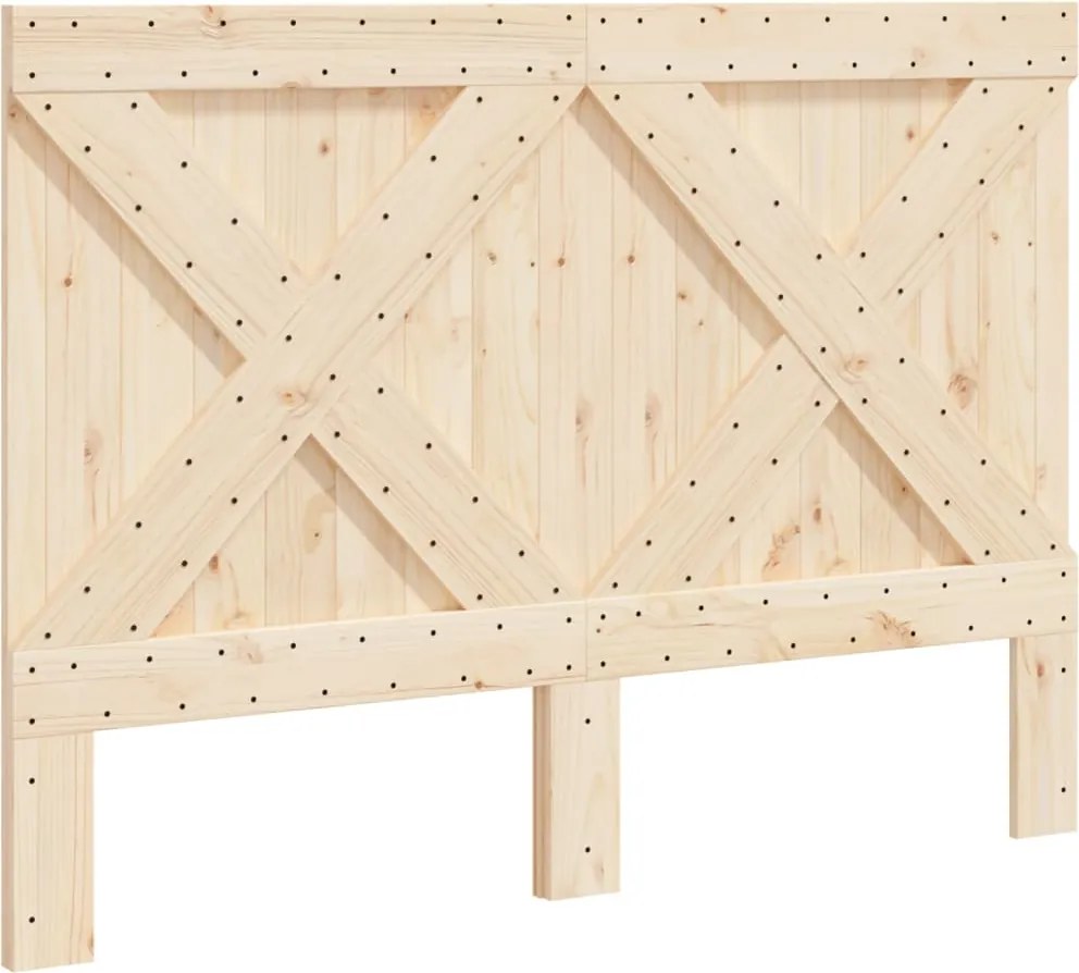 vidaXL Tăblie de pat, 140x104 cm, lemn masiv de pin