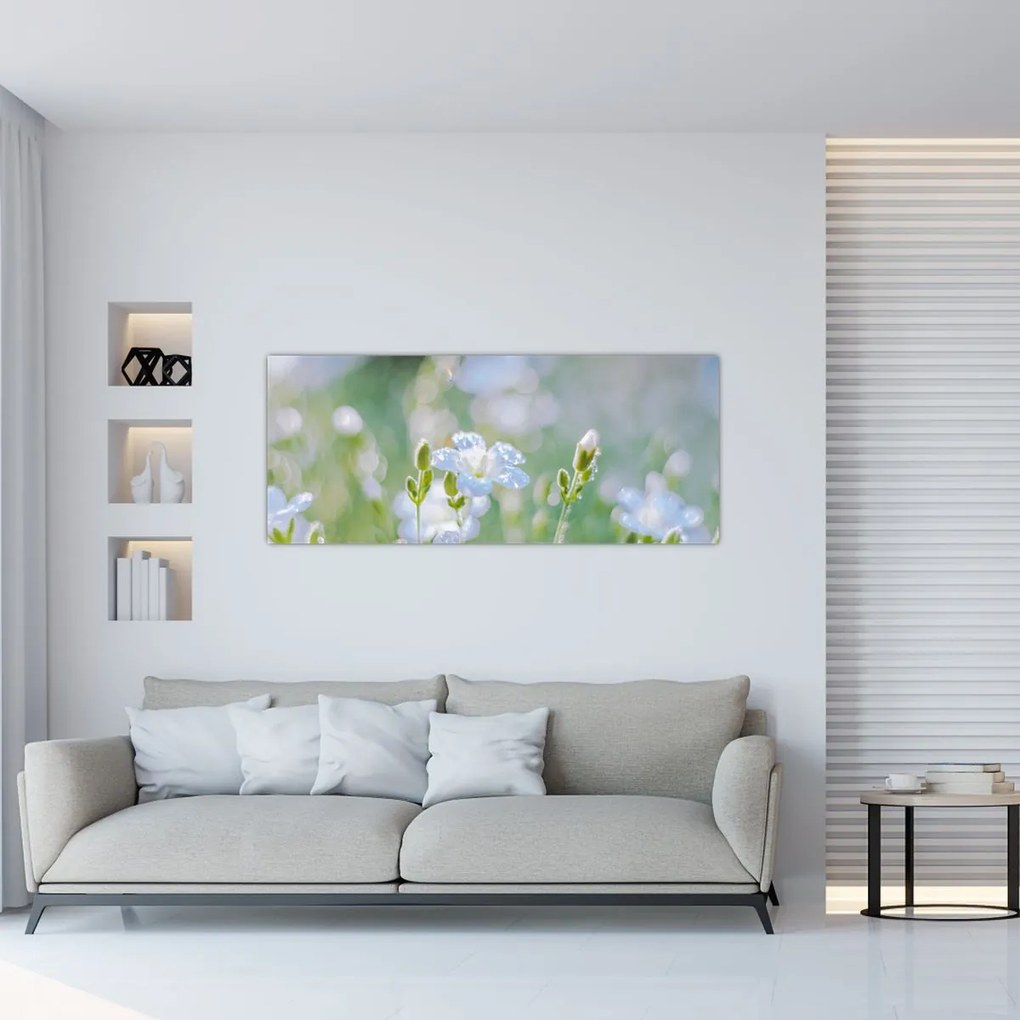 Tablou - Flori delicate (120x50 cm)