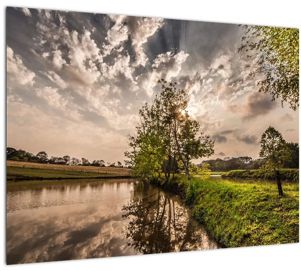 Tablou naturii cu raze de soae (70x50 cm)