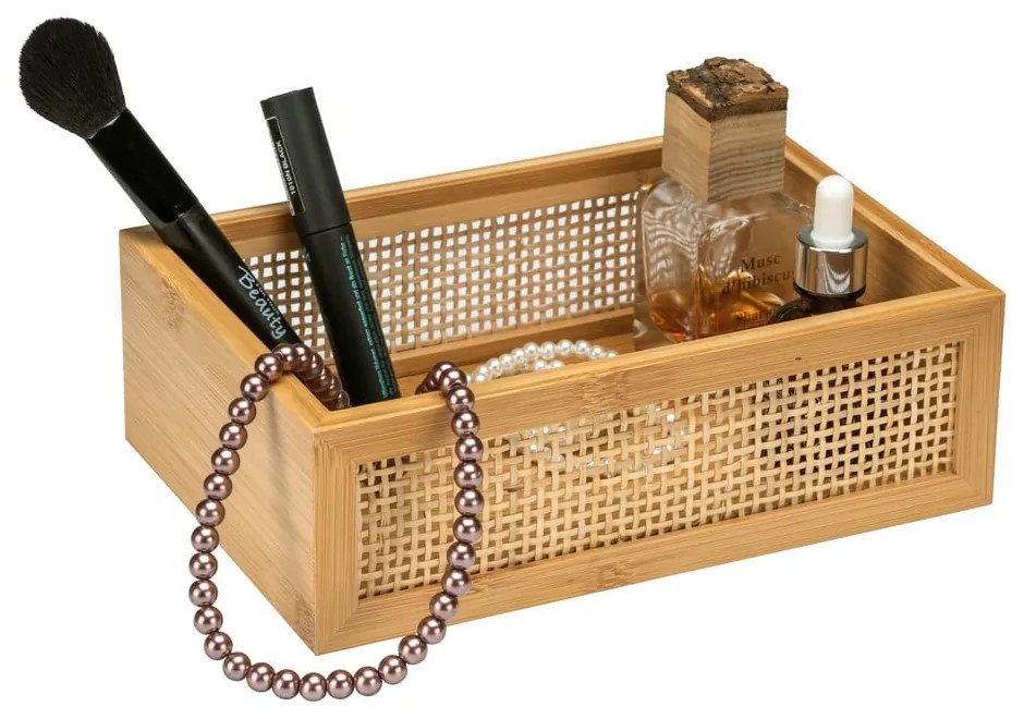 Organizator baie din bambus Wenko Allegre, 22 x 7 cm