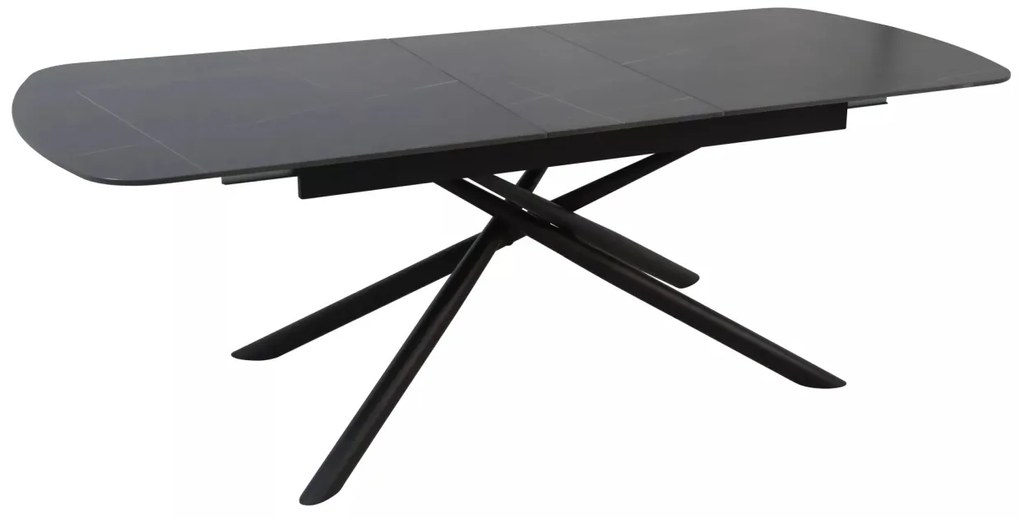 Masa extensibila Vector neagra L160(200)x90 cm