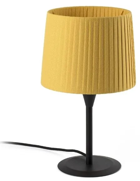 Veioza / Lampa de masa moderna design elegant SAMBA mini negru/galben 64317-36