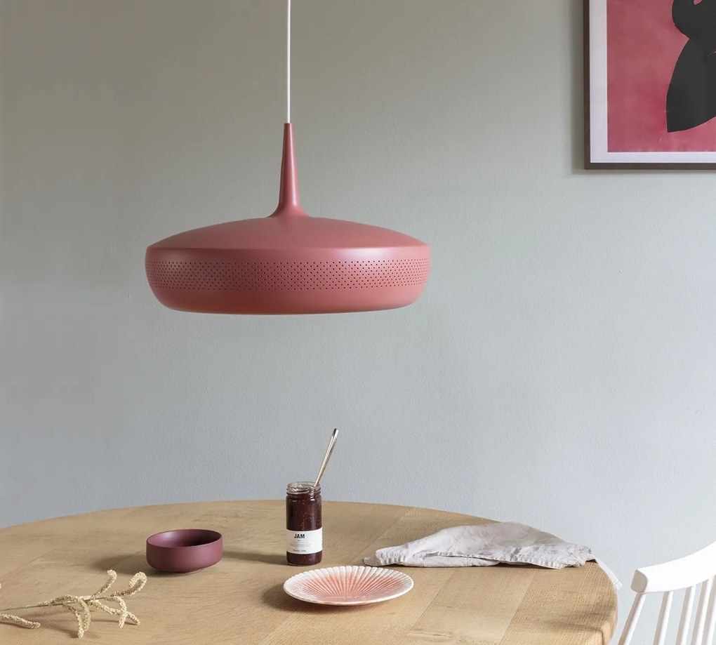 Abajur metalic design retro Clava Dine - red earth 2301 VTC