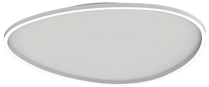 Plafoniera LED dimabila design slim Josie alba 78cm