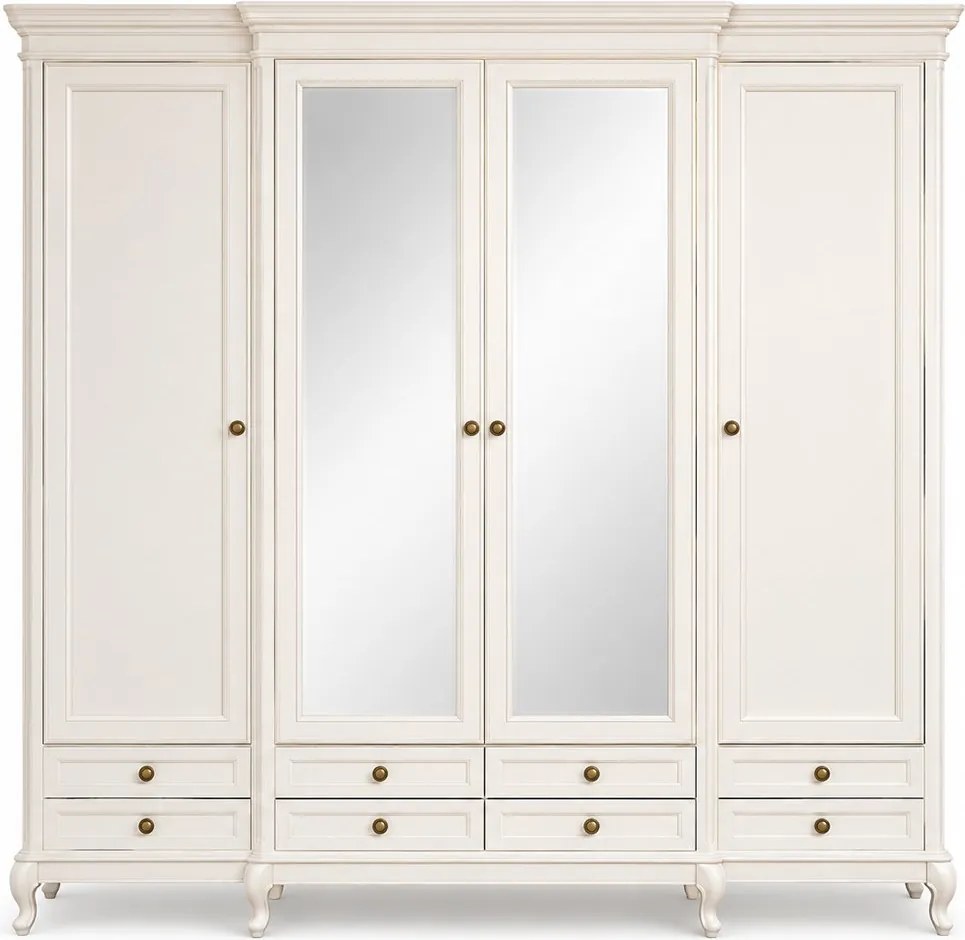 Dulap lemn masiv Palermo, 278,8 × 61,4 × 260,1 cm