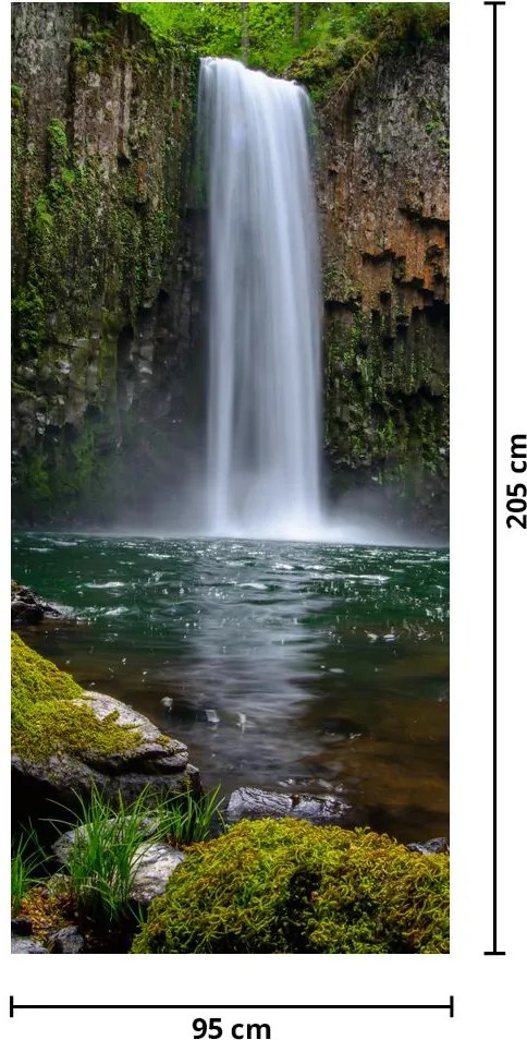 Fototapet pentru ușă - Cascadele (95x205cm)
