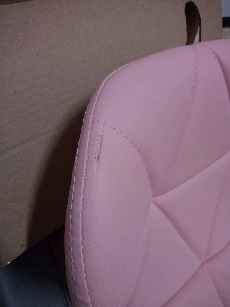 OFERTA Scaun de birou roz AVOLA din piele ecologica calitate II