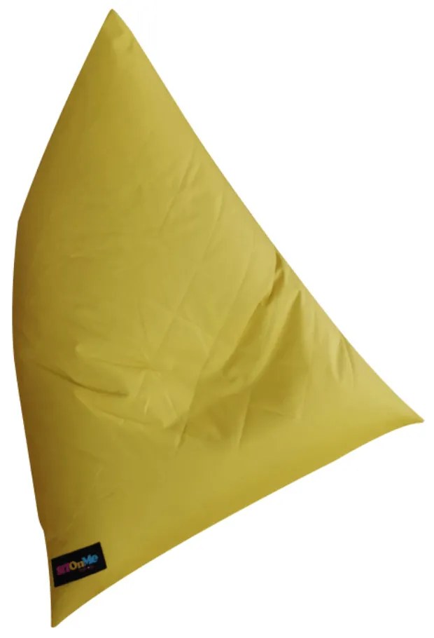 Fotoliu tip sac, material textil muştar, VETOK