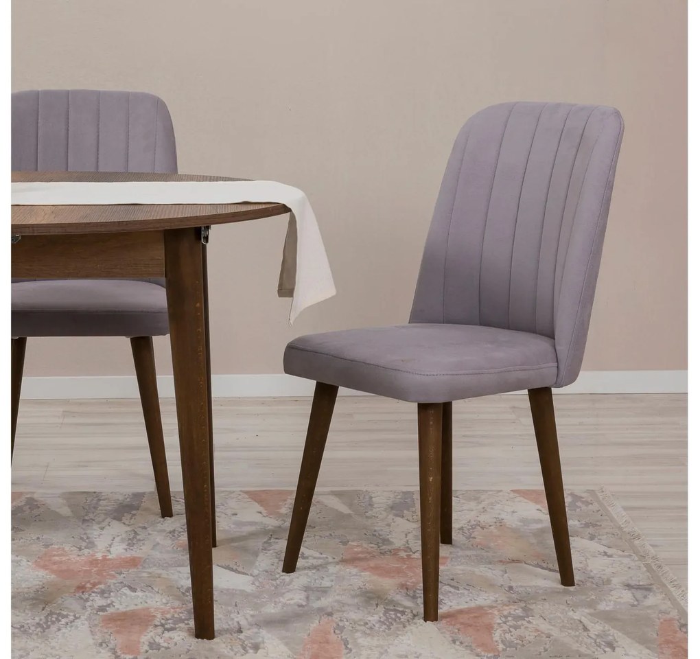 Set mobilier sufragerie Nidupo 3 (Nuc + gri) (pentru 2 persoane). 1093759