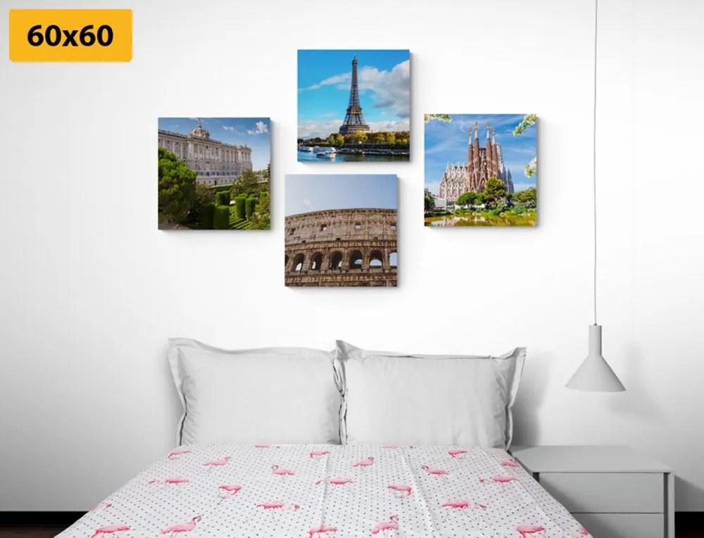 Set tablouri frumusețile orașelor spectaculoase