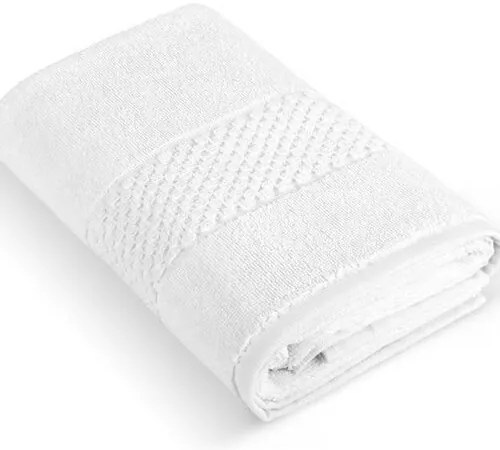Bellatex Prosop din froté alb, 50 x 100 cm, 50 x 100 cm