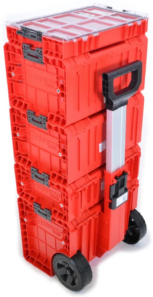QBRICK SYSTEM PRO Cart 2.0 Red Ultra HD - Cutie de scule cu roți
